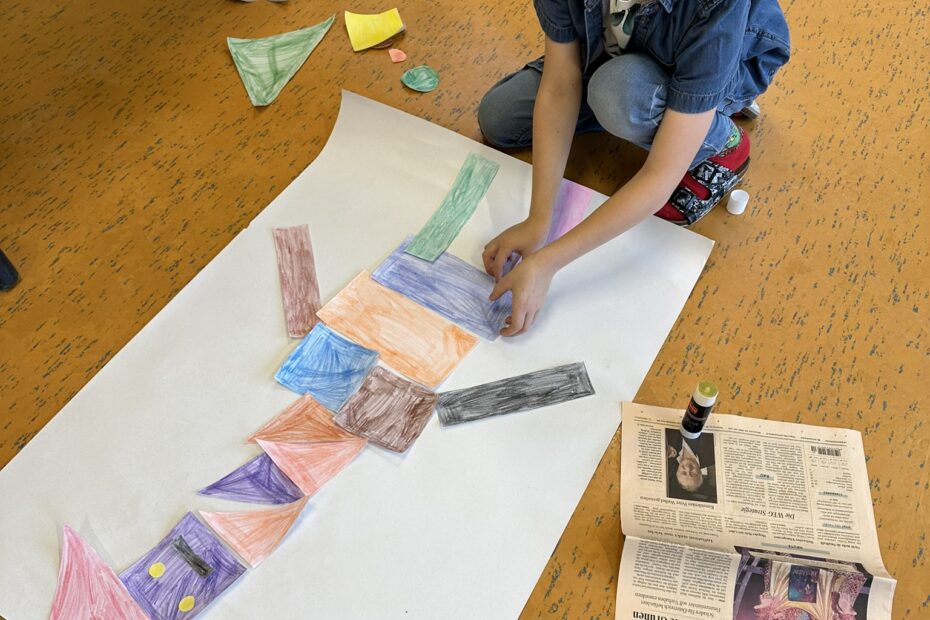 Wenn aus geometrischen Formen plötzlich Figuren entstehen.